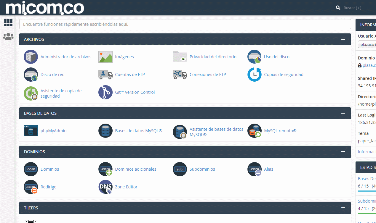 hosting, cPanel, softaculous